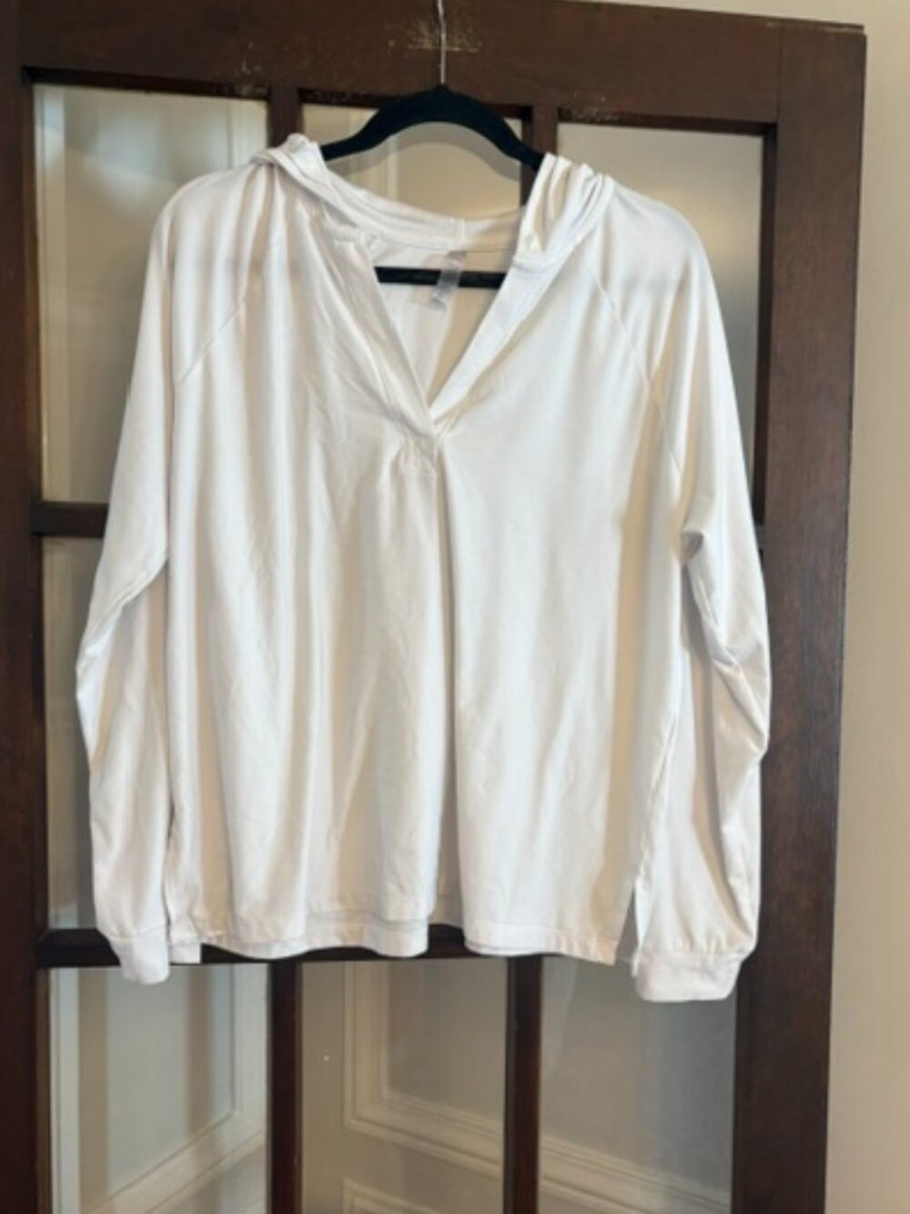 Beyond Yoga White Hoodie, Size XL